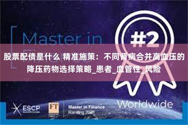 股票配债是什么 精准施策：不同肾病合并高血压的降压药物选择策略_患者_血管性_风险
